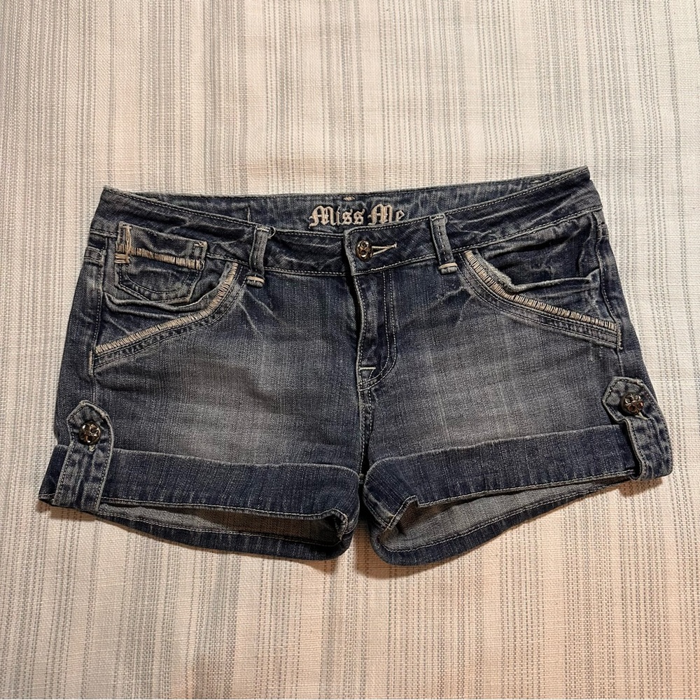 Miss Me Y2K Denim Shorts